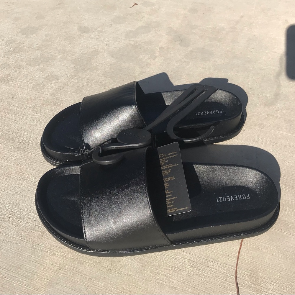 New Forever21 slides never worn, GREAT CONDITION